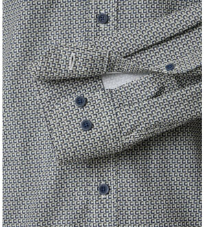 Heren overhemd 444304300 300 green milieu Groen - 4XL