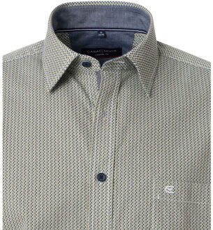 Heren overhemd 444305400 300 green milieu Groen - 4XL