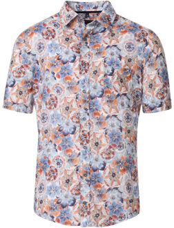 Heren overhemd 954404400 450 tangerine tango - maat 4XL Oranje