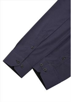 Heren overhemd blauw r-44 karmia - maat M