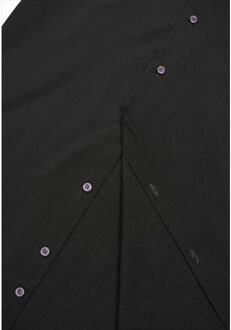 heren overhemd lila paars r-44 - maat XL Zwart