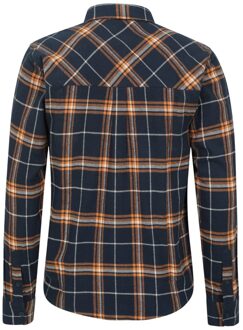 Heren Overhemd met lange mouwen in molton (Helder Blauw) - maat