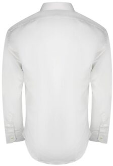Heren overhemd met lange mouwen (Wit) - XS