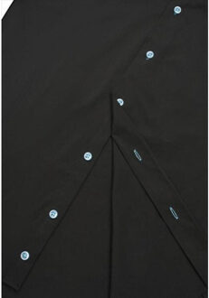 heren overhemd turq r-44 Zwart - XL