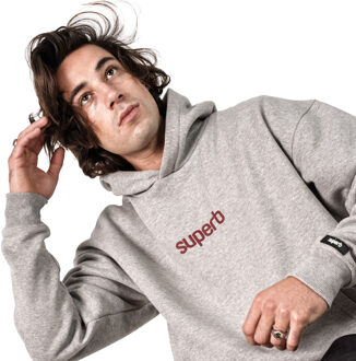 Heren Oversized Hoodie met Dikke Kap Hexaline SPRB6500 - maat 2XL Grijs