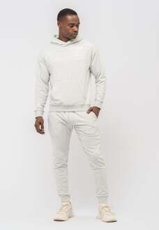 Heren oversized Trainingspak met badge Grijs - XL