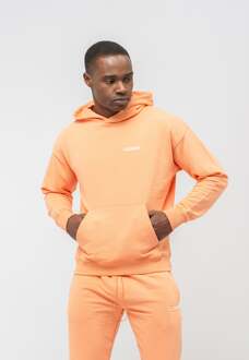 Heren oversized Trainingspak met badge Oranje - L