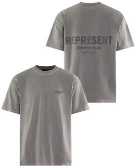 Heren owners club t-shirt Grijs - M