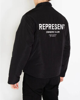 Heren owners club wadded jacket zwar Zwart - M