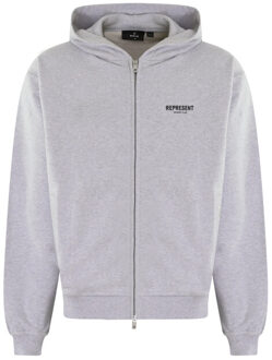 Heren owners club zip hoodie Grijs - S