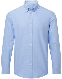 Heren Oxford Formeel Overhemd Met Lange Mouwen (Blauw) - S