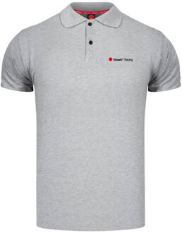 Heren oz938 poloshirt - maat L Grijs
