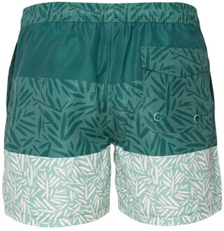 Heren palawan leaves zwemshort Groen