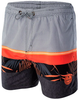 Heren palawan palm zwemshort - maat XXL / XXXL Zwart