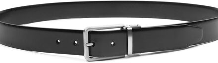 Heren Pantalon riem PP1R00014 - Zwart/Bruin - 115 cm