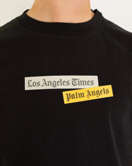 Heren paxlatimes reg t-shirt Zwart - M