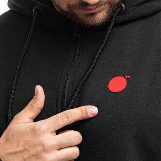 Heren pecos hoodie Zwart - L