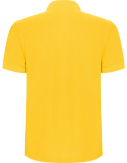 Heren pegaso premium effen polo shirt Geel - M