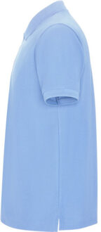 Heren pegaso premium effen polo shirt - maat L Blauw