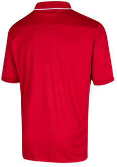 Heren Performance Polo Shirt (Rood) - maat