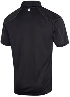 Heren Performance Polo Shirt (Zwart) - maat