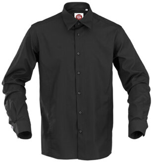 Heren pesaro overhemd - maat XXL / XXXL Zwart