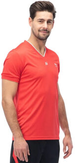 Heren polen t-shirt Rood - M