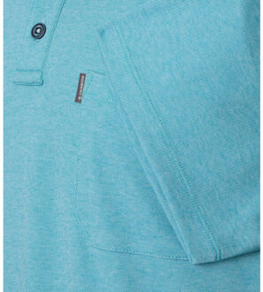 Heren polo 993106500 397 maui blue Blauw - XXXL