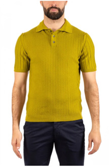 Heren Polo Shirt Daniele Fiesoli , Green , Heren - Xl,M,S