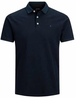 Heren Polo Shirt Slim Fit Jack & Jones , Blue , Heren - 2Xl,Xl,L,M