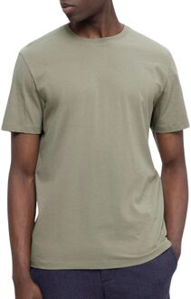 Heren Polo & T-shirt O-neck Tee Selected Homme , Green , Heren - 2Xl,Xl,L,M