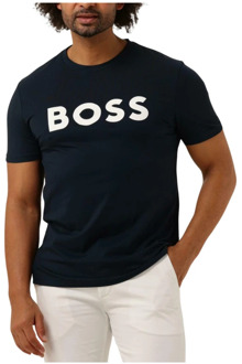 Heren Polo T-shirt Thinking 1 Hugo Boss , Blue , Heren - 2Xl,M