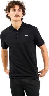 Heren Polo van Katoen met Logo Hugo Boss , Black , Heren - 2Xl,Xl,L,M,S