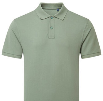 Heren Poloshirt met korte mouwen (Fern) Groen - S