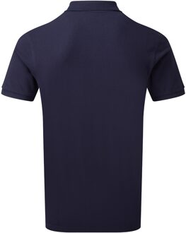 Heren Poloshirt met korte mouwen (Marine) - maat M Navy