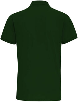 Heren Poloshirt met korte mouwen Prestatiemengsel (Fles) Groen - 2XL