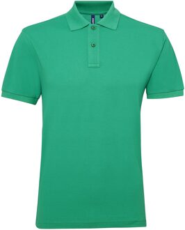 Heren Poloshirt met korte mouwen Prestatiemengsel (Kelly) - maat XL Groen