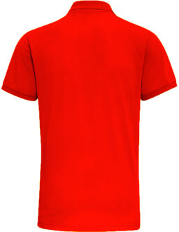 Heren Poloshirt met korte mouwen Prestatiemengsel (Kersenrood) - maat 3XL