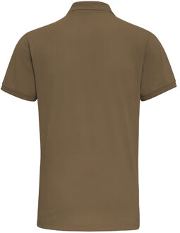 Heren Poloshirt met korte mouwen Prestatiemengsel (Leisteen) Blauw - XL