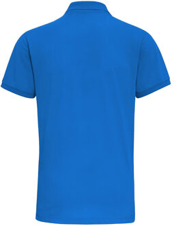 Heren Poloshirt met korte mouwen Prestatiemengsel (Saffier)