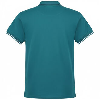 Heren Poloshirt met Tip (Groen) - maat S