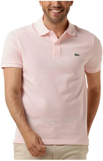 Heren Poloshirt Roze Slim Fit - M