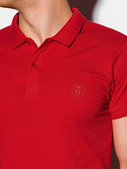heren poloshirt s1048 Rood - L