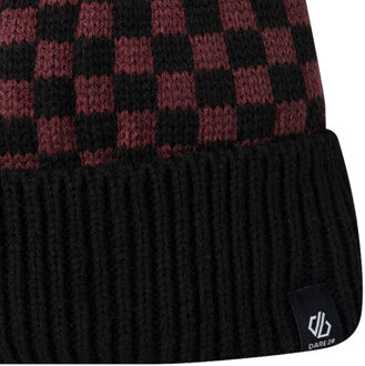 Heren pom pom bobble muts Paars - One size