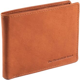 Heren Portemonnee ASCOT Wax Pull Up leer cognac