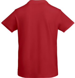 Heren prince poloshirt met korte mouwen Rood - L