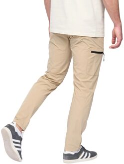 Heren Puretor Elastische Taille Broek (Stone) Steen - XL