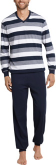 Heren Pyjama - Donkerblauw - Maat XL