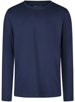 Heren pyjama set lang blauw/grijs geruit Veelkleurig - XXL