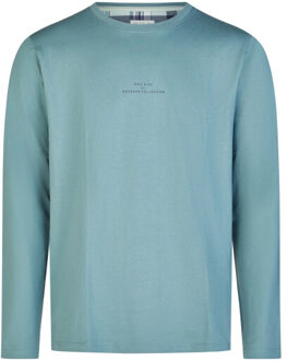 Heren pyjama set lang geruit groen - XL